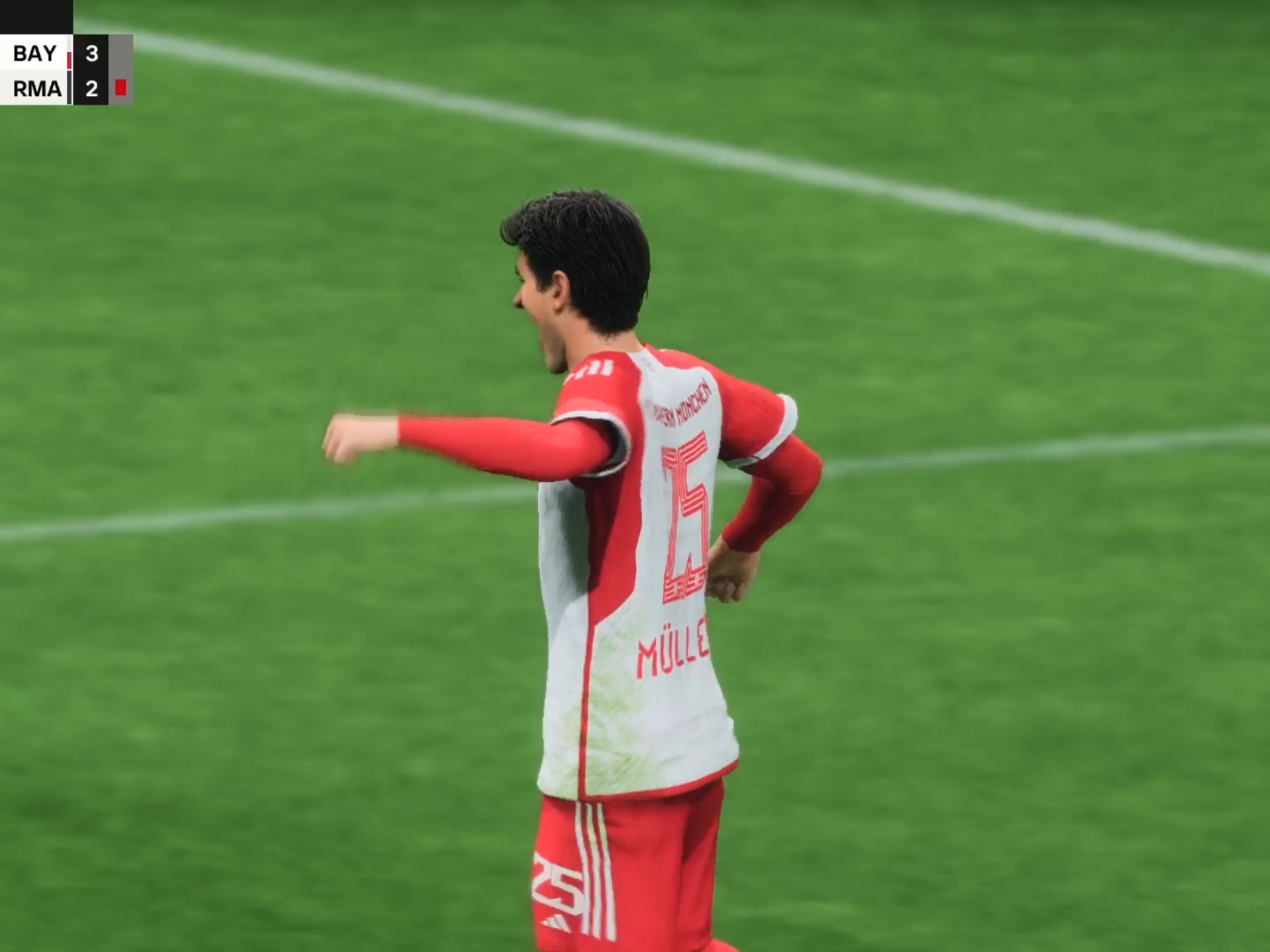 包含皇马横扫哥伦比亚，穆勒统治全场的词条